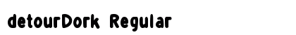 detourDork Regular preview