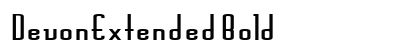 DevonExtended Bold preview