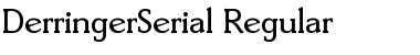 Download DerringerSerial Font