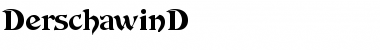 DerschawinD Regular Font