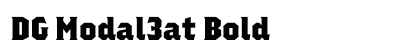 DG Modal3at Bold preview