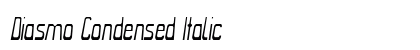Diasmo Condensed Italic Preview