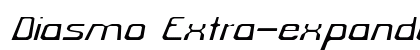 Diasmo Extra-expanded Italic Preview