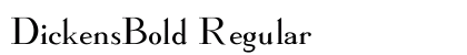 DickensBold Regular preview