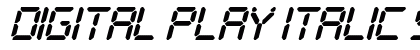 Digital Play Italic St Regular preview