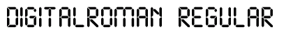 DigitalRoman Regular preview