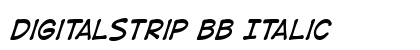 DigitalStrip BB Italic preview