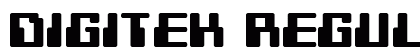 Digitek Regular preview