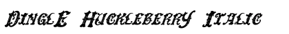 DinglE HuckleberrY Italic preview