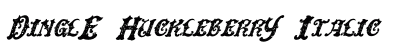 DinglE HuckleberrY Italic preview
