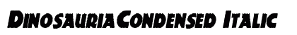 DinosauriaCondensed Italic preview