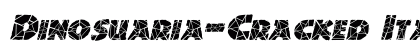 Dinosuaria-Cracked Italic preview