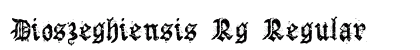 Dioszeghiensis Rg Regular preview