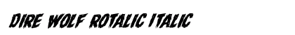 Dire Wolf Rotalic Italic preview