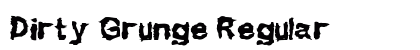 Dirty Grunge Regular preview
