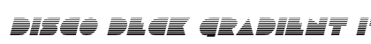 Disco Deck Gradient Italic Italic preview