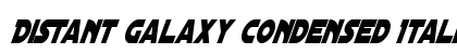 Distant Galaxy Condensed Italic Preview