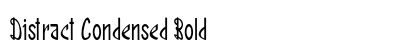 Distract Condensed Bold Preview