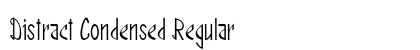 Distract Condensed Regular Preview