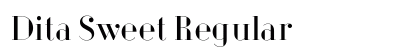 Dita Sweet Regular preview