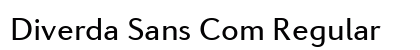 Diverda Sans Com Regular preview
