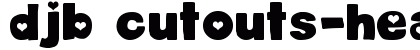 DJB Cutouts-Hearts Bold preview