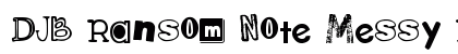 DJB Ransom Note Messy Regular preview