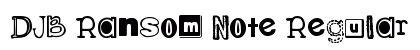 DJB Ransom Note Regular preview