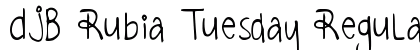 DJB Rubia Tuesday Regular preview