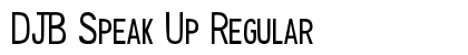 DJB Speak Up Regular preview