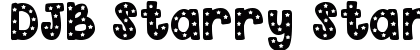 DJB Starry Starry Font Regular preview