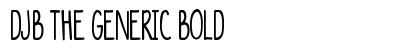 DJB The Generic Bold preview