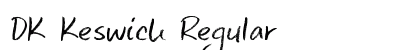 DK Keswick Regular preview