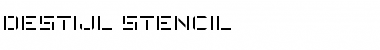 DeStijl Stencil Font