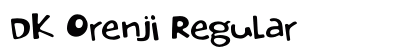 DK Orenji Regular preview