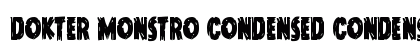 Dokter Monstro Condensed Condensed preview