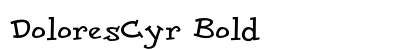 DoloresCyr Bold preview