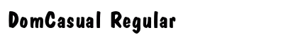 DomCasual Regular Preview