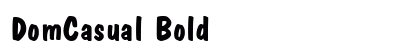 DomCasual Bold preview