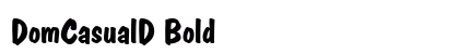 DomCasualD Bold preview