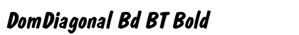 DomDiagonal Bd BT Bold preview