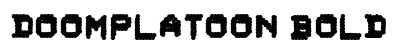 DoomPlatoon Bold preview