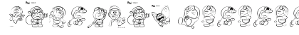 Doraemon slalala Regular preview
