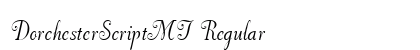 DorchesterScriptMT Regular preview