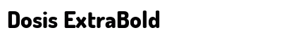 Dosis ExtraBold Preview