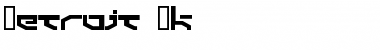 Detroit 3k Regular Font