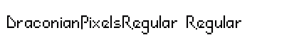 DraconianPixelsRegular Regular preview