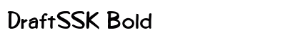 DraftSSK Bold preview