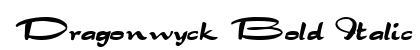 Dragonwyck Bold Italic Preview