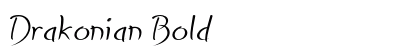Drakonian Bold preview